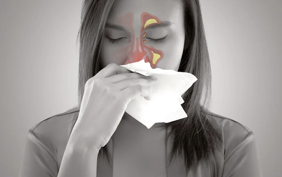 alergia nasal, condição respiratória